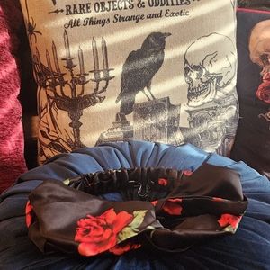 Satin Floral Headband